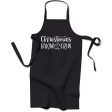 Christmas Baking Crew Apron in Black For Sale