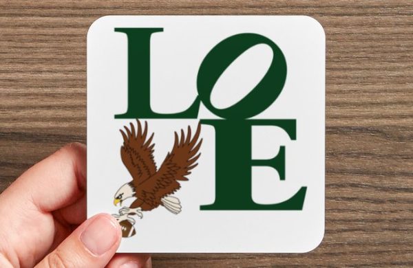 Eagles Love Coaster Set For Cheap