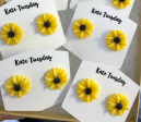 Little Sunflower Stud Earrings For Sale