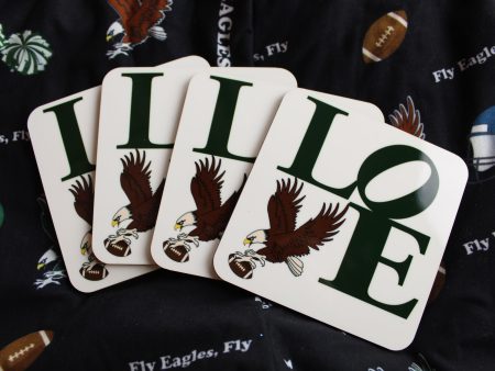 Eagles Love Coaster Set For Cheap