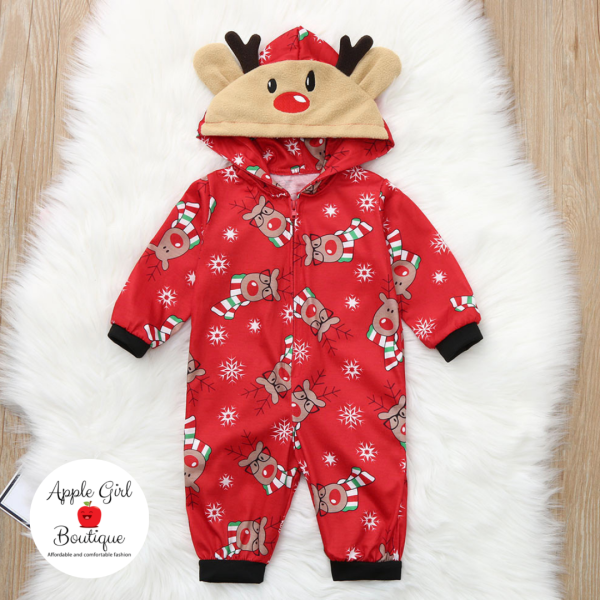 Rudolph Reindeer Pajama - Kids Unisex Online Sale