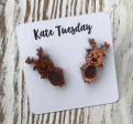 Friendly Reindeer Earrings Online Hot Sale