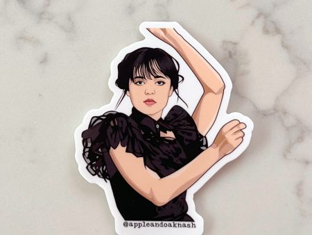 wednesday dance sticker Online now