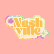 retro nashville sticker on Sale