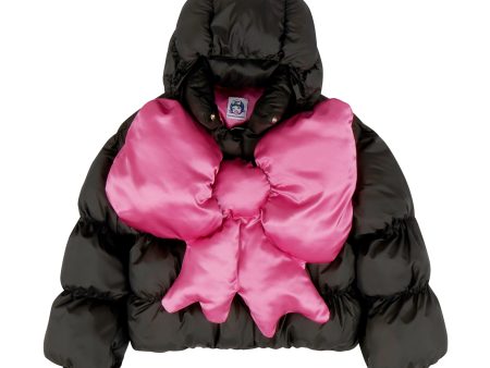 Bow Tie Puffer Coat For Sale