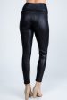 Textured Faux Leather Look Pants in Black - Women s Plus Size Hot on Sale