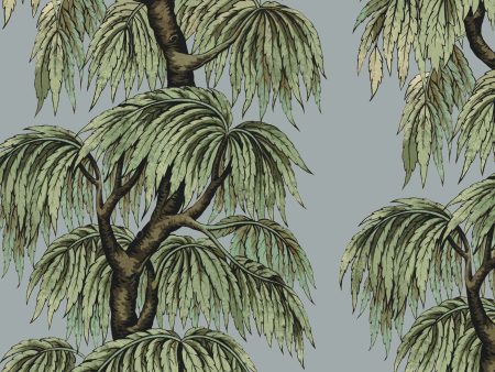 BABYLON Wallpaper Dove   Willow Discount