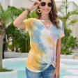 The Amy - Women s Tie Dye Top in Blue Yellow Orchid Discount