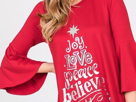 The Joy - Women s Top in Red Cheap