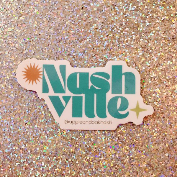 retro nashville sticker on Sale