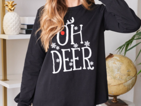 Oh Deer - Women s Plus Size Top on Sale