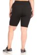 Athletic Shorts with Pockets in Black - Women s Plus Size Online Sale