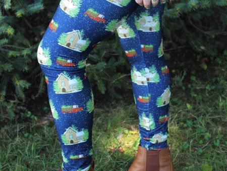 Snow Falling on Cedars - Women s Extra Plus TC Size Leggings Cheap