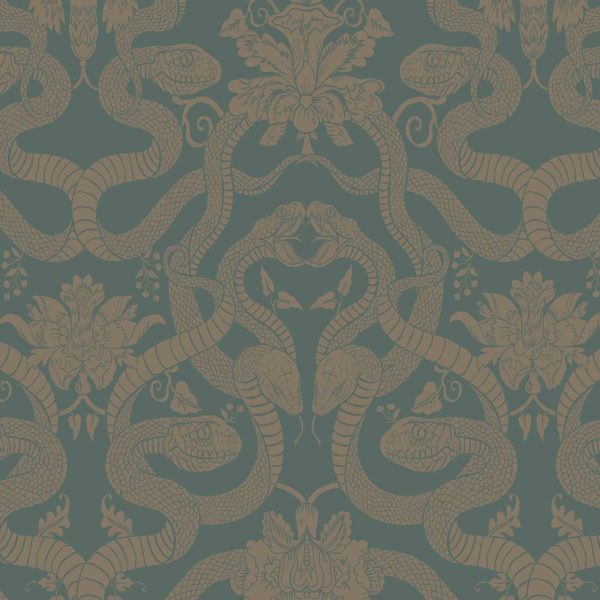 ANACONDA Traditional Wallpaper  - Eucalyptus Sample For Discount