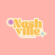 retro nashville sticker on Sale