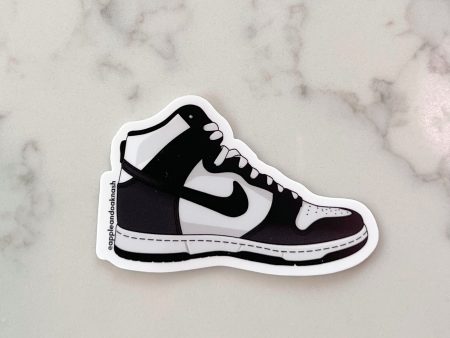 black & white sneaker sticker Sale