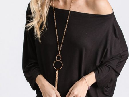 The Hanna - Women s Plus Size Top in Black on Sale