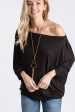 The Hanna - Women s Plus Size Top in Black on Sale