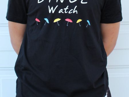 The One We Binge Watch Unisex Tee in Black Hot on Sale