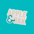 apple & oak {logo} sticker Online Hot Sale