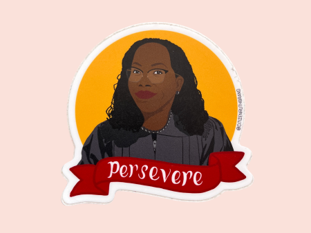 persevere {ketanji brown jackson} sticker For Cheap