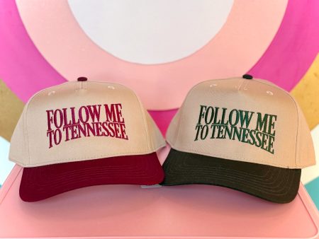 follow me to tennessee trucker hat on Sale