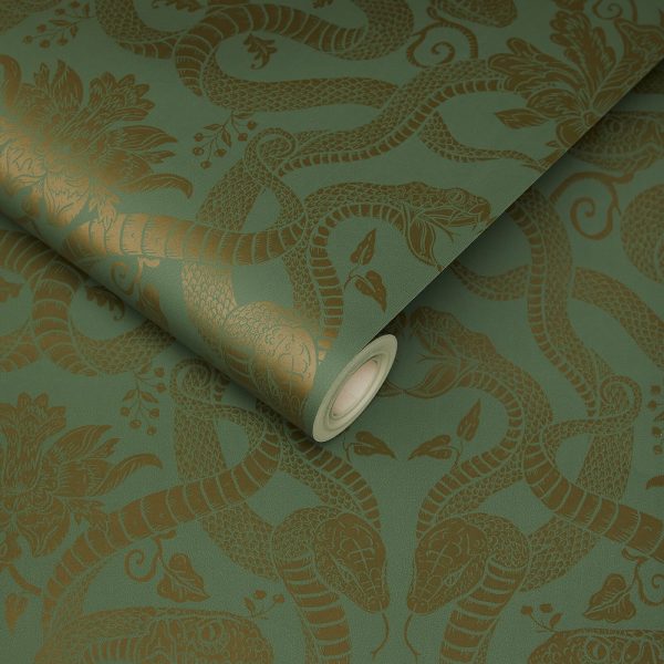 ANACONDA Traditional Wallpaper - Eucalyptus Online now