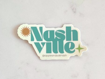 retro nashville sticker on Sale