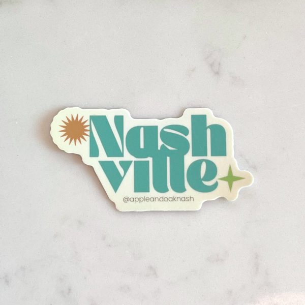 retro nashville sticker on Sale