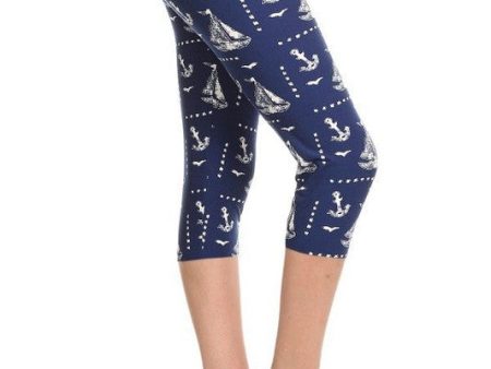 Anchors Away - Women s One Size Capris For Discount