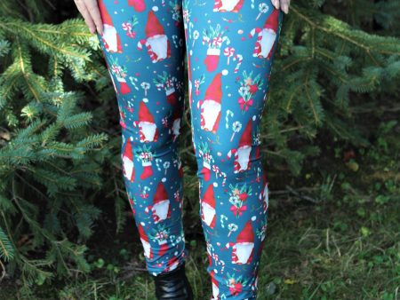 I ll Be Gnome for Christmas - Women s One Size Leggings Fashion