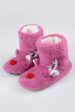 Furry Reindeer Slipper Booties for Women Discount