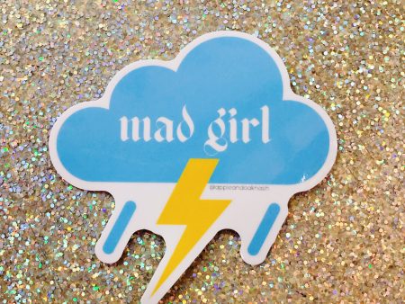 mad girl sticker Online Sale