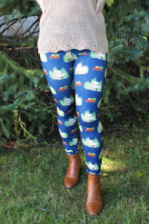 Snow Falling on Cedars - Women s One Size Leggings For Sale