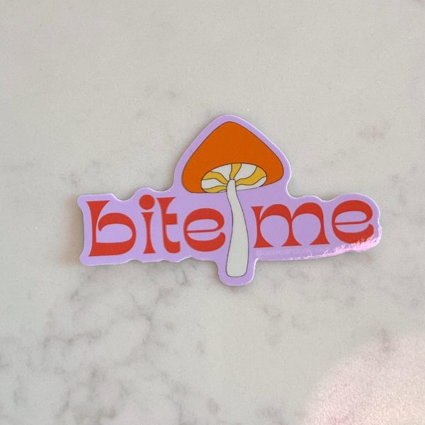 bite me sticker Sale