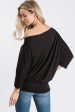 The Hanna - Women s Plus Size Top in Black on Sale