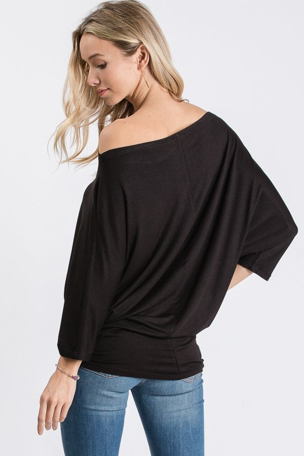 The Hanna - Women s Plus Size Top in Black on Sale