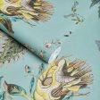 FLORA FANTASIA Wallpaper - Sky Blue on Sale