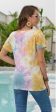 The Amy - Women s Tie Dye Top in Blue Yellow Orchid Discount