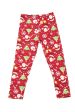 Santa & Frosty - Girls Leggings For Discount