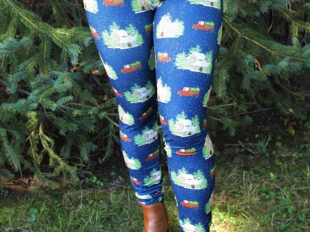 Snow Falling on Cedars - Women s Plus TC Size Leggings Hot on Sale