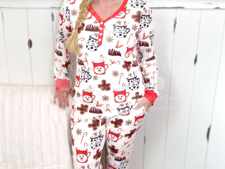 Hot Cocoa & Cookies - Women s Pajamas Supply