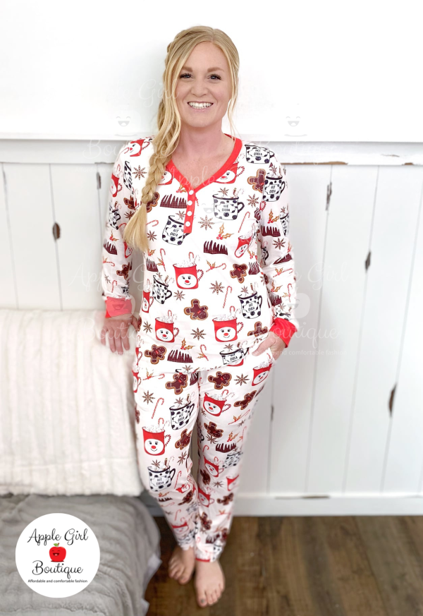 Hot Cocoa & Cookies - Women s Pajamas Supply