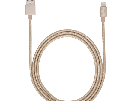 iStore Lightning Charge 4ft (1.2m) Braided Cable (Gold)* Discount