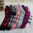 Buffalo Plaid Slipper Socks For Cheap