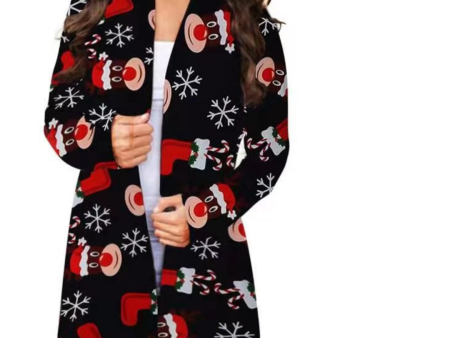 Rudolph as Santa - Women s Cardigan Online Hot Sale