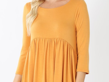 The Annie - Women s Top in Mustard Fashion