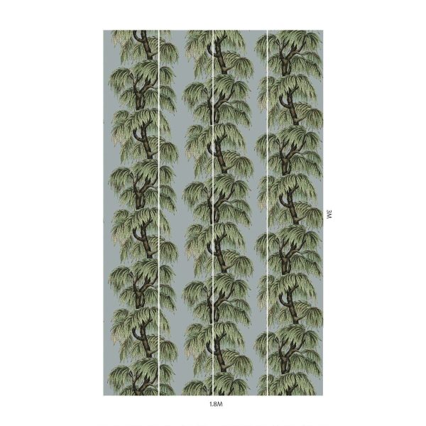 BABYLON Wallpaper Dove   Willow Discount