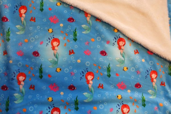 Ocean Princess Mermaid Throw Blanket Online now