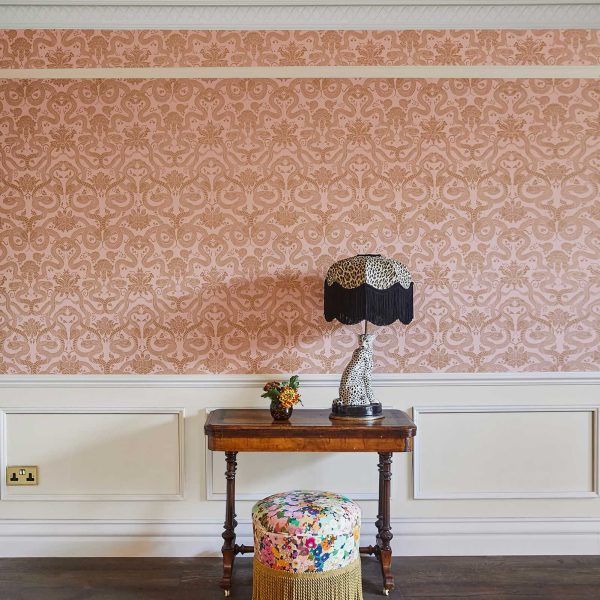 ANACONDA Traditional Wallpaper - Dusky Pink Discount